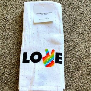 Christian Siriano•Love & Peace•Towel set 🌈